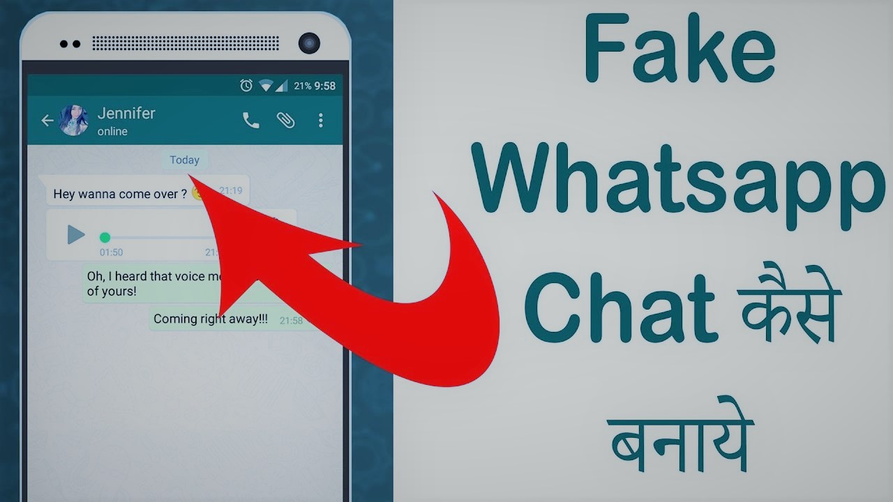 Fake whatsapp group chat