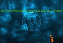 GOdaddy के hosting से wordpress का backup कैसे ले ? GOdaddy के hosting से wordpress का backup कैसे ले ?