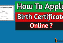 How To Apply BIrth Certificate Online? How To Apply BIrth Certificate Online?