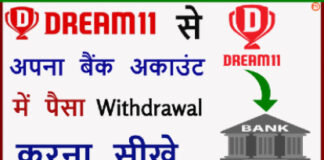 Dream 11 Se Paise Kaise Withdraw Kare ? Dream 11 Se Paise Kaise Withdraw Kare ?